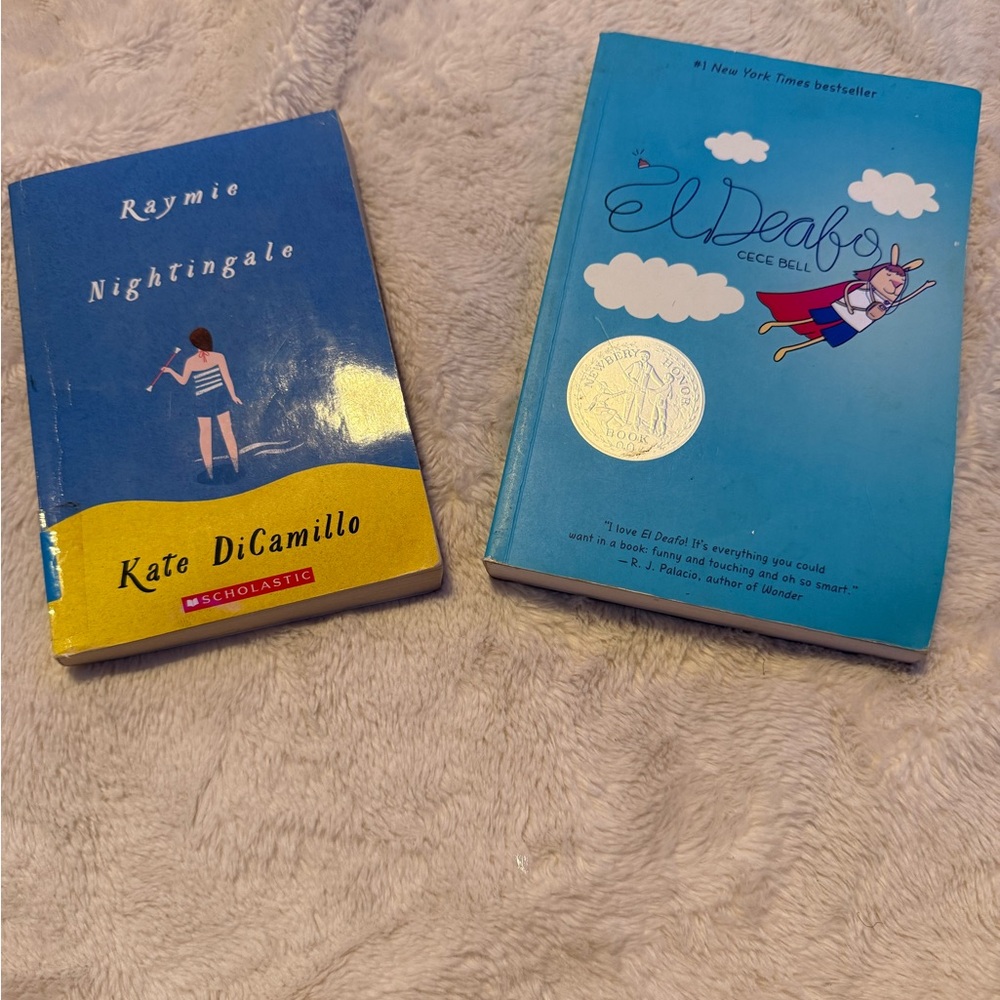 Scholastic Blue and Yellow Kids Book Pair